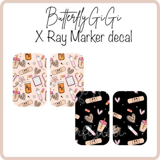 X ray Markers Decal