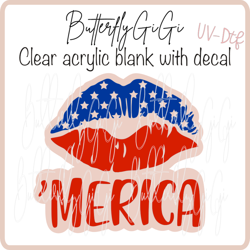 Merica Lips UvDTF