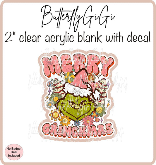 Christmas Merry Grinchmas DISTRESSED
