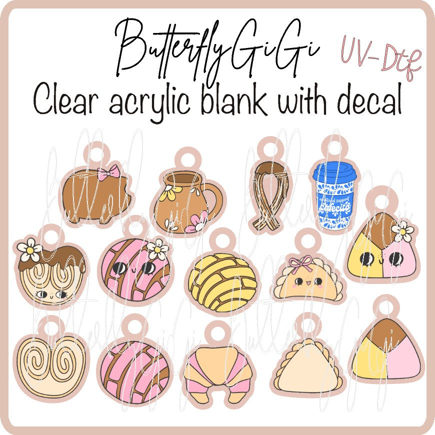 Hispanic Bakery UVDTF Charms