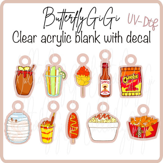 Favorite Hispanic Treats UVDTF Charms