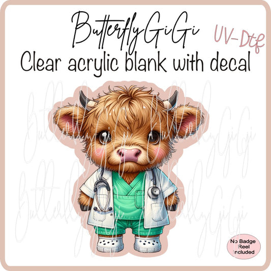 UVDTF Medical Highland Cow