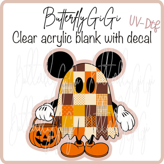 UVDTF Halloween Mouse Ears Autumn Patch