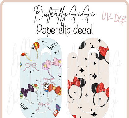 Mouse Ears Hat Paperclip  UvDTF