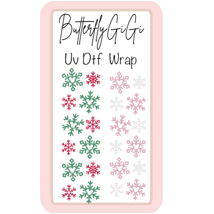 Wrap Mouse Ears Snowflake UV Dtf