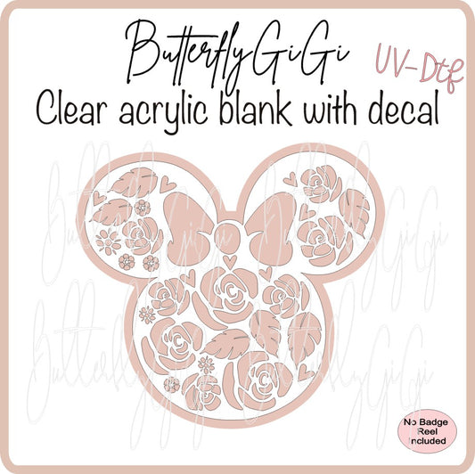 UVDTF Mouse flower