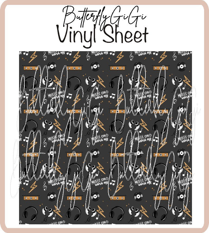 Music On Vinyl Sheet