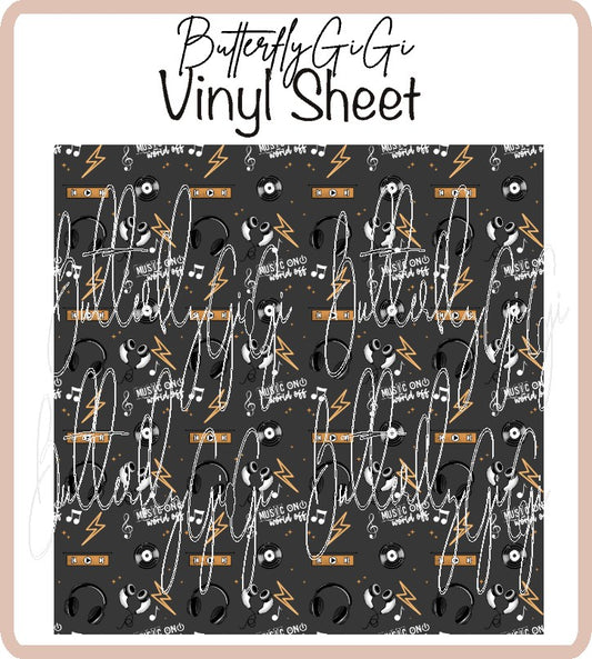 Music On Vinyl Sheet