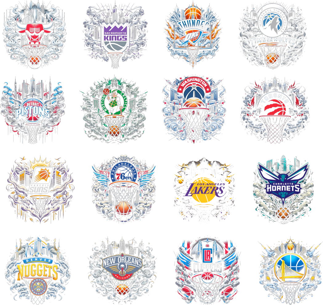 Basketball SMOKE UvDTF