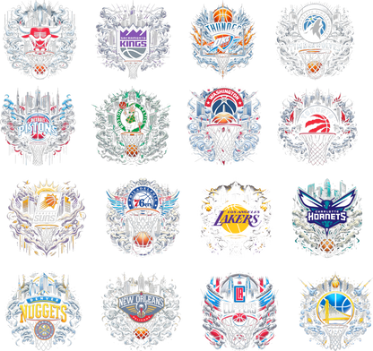 Basketball SMOKE UvDTF