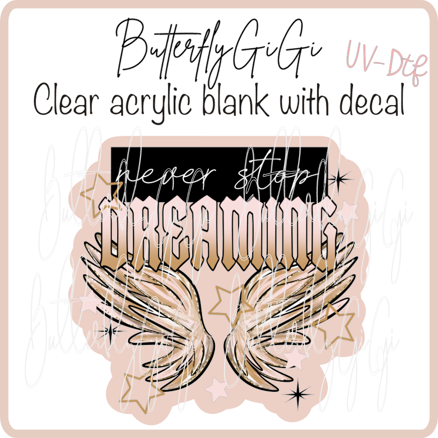 Never Stop Dreaming  UvDTF