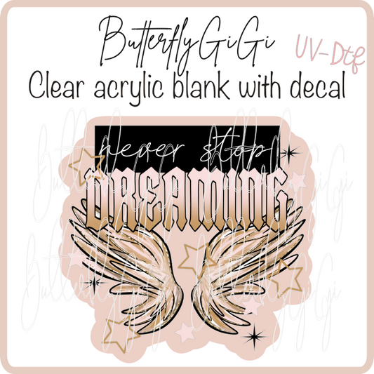 Never Stop Dreaming  UvDTF