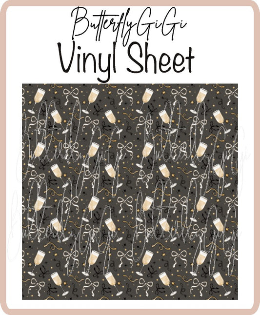 New Year Vinyl Sheet