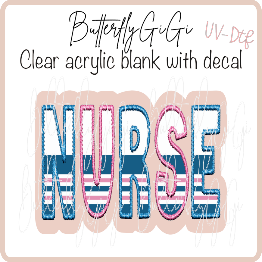 Nurse baby blanket UvDTF