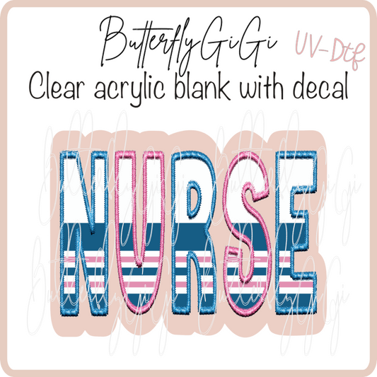 Nurse baby blanket UvDTF