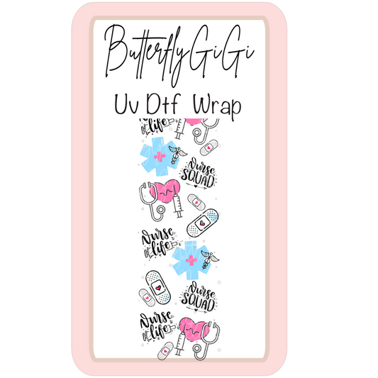 Wrap Nurse Squad UV Dtf