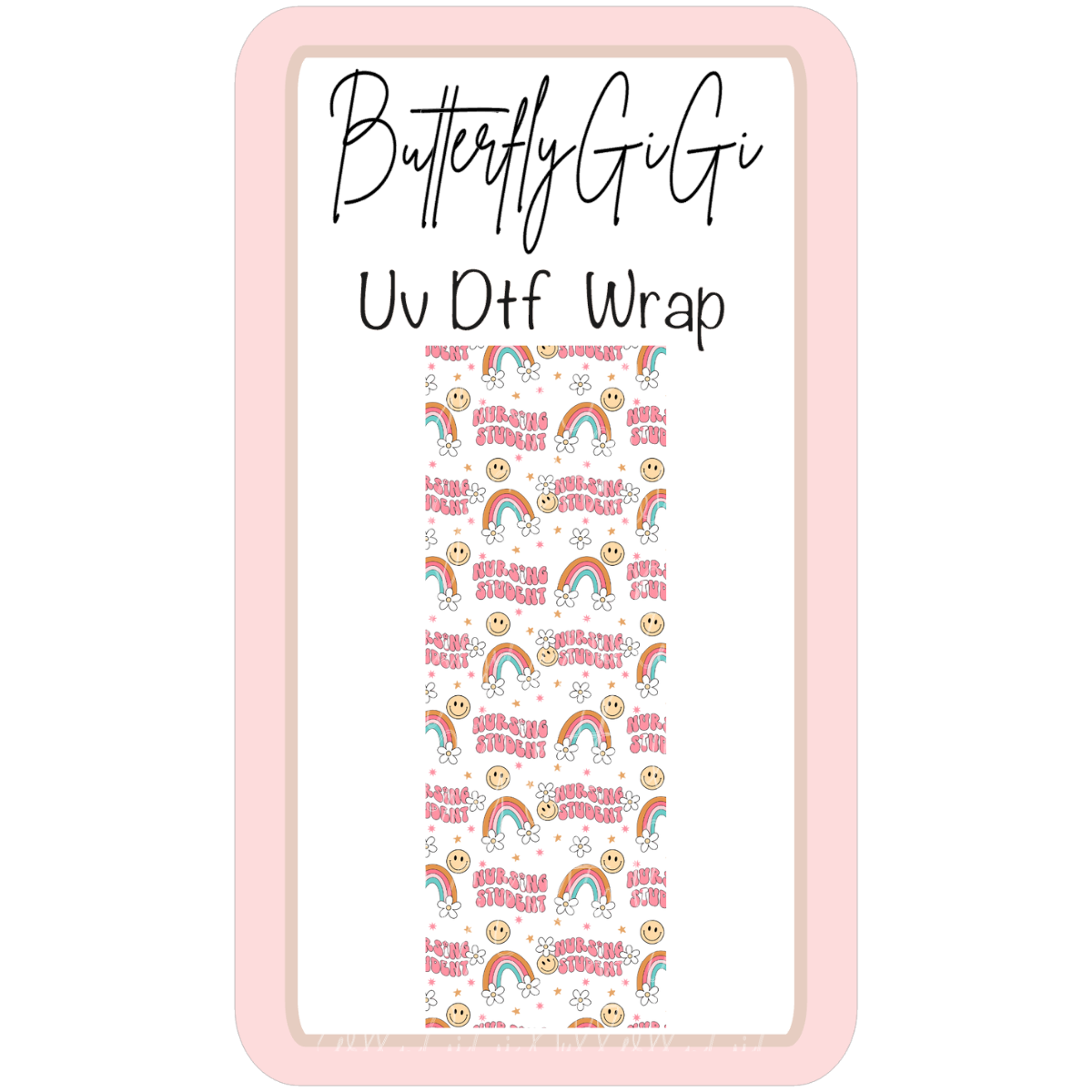 Wrap Nursing Student UvDTF