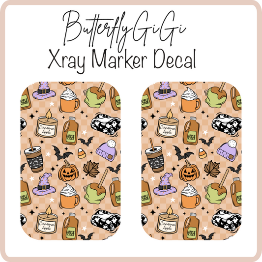 October X ray Markers Decal