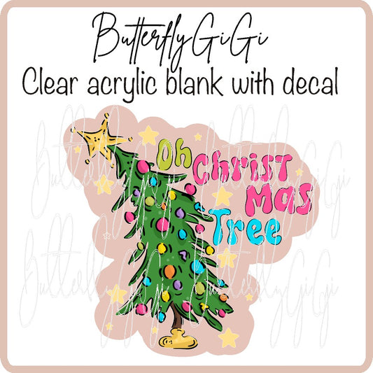 Oh, Christmas Tree Uv Dtf
