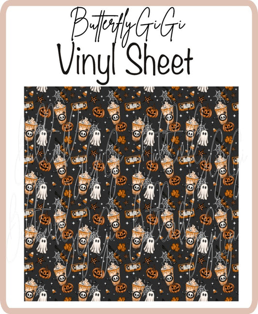 Vinyl Old Skool Halloween Sheet