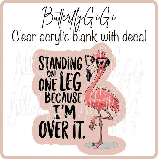 UVDTF One Leg Flamingo