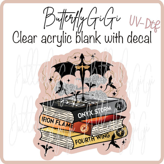 Onyx Storm Books UvDTF