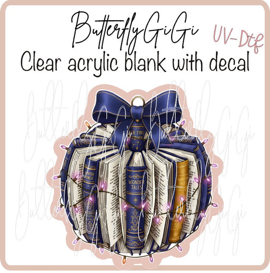 Ornament Book Xmas UV DTF