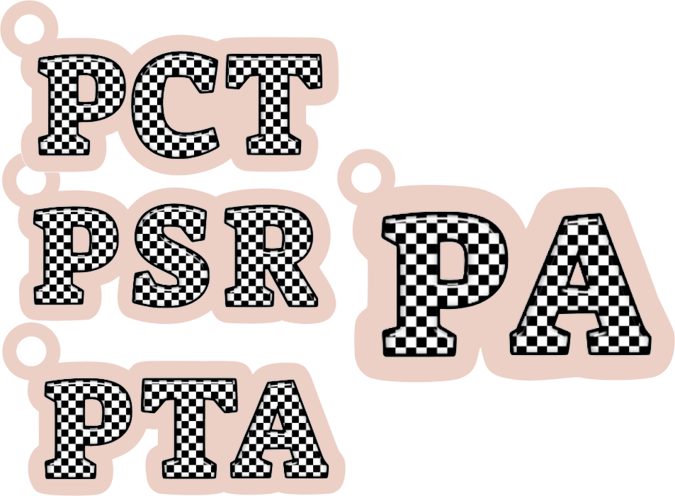 Medical Checkered P Titles Charms UVDTF