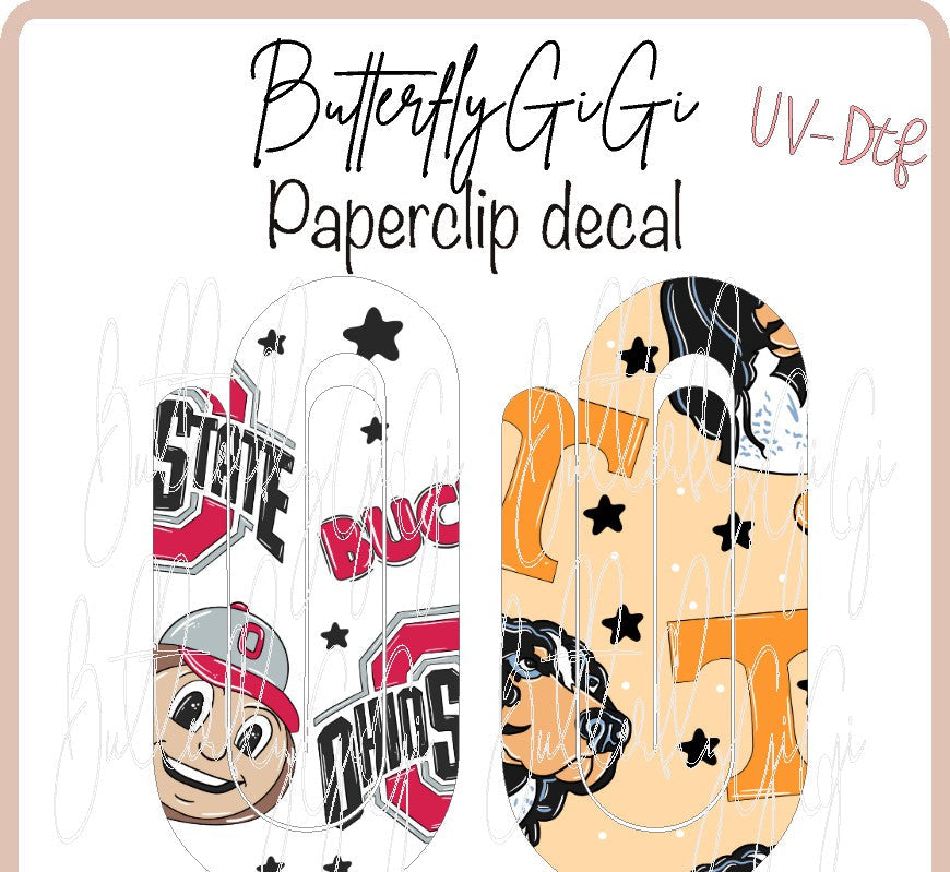 College Paperclip UvDTF