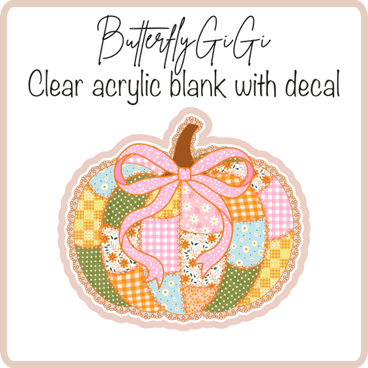 Patch bow Pumpkin