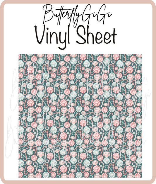 Vinyl Peppermint Pastel Sheet