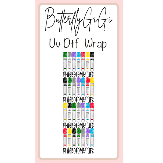Wrap Phlebotomy UV DTF
