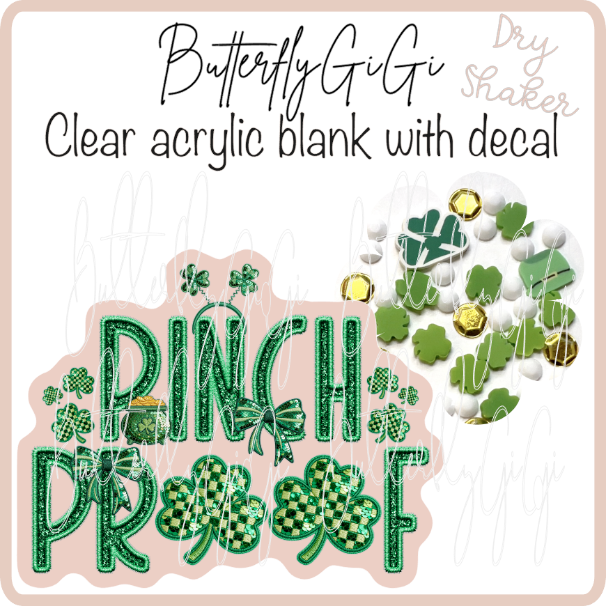 Pinch Proof UV DTF Dry SHAKER  Kit