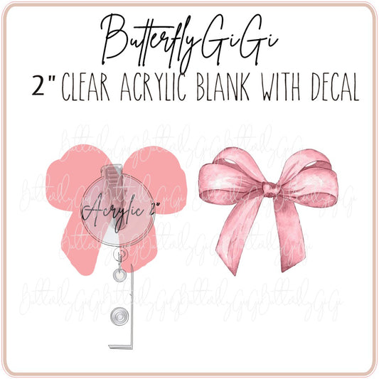 Coquette Pink Bow