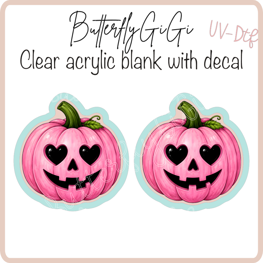 Pink Pumpkin Summerween Xray Marker Set UVDTF