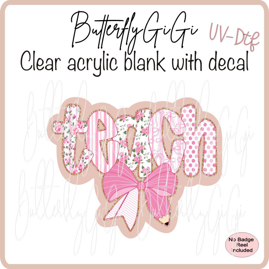 UVDTF Teach Pink Rose
