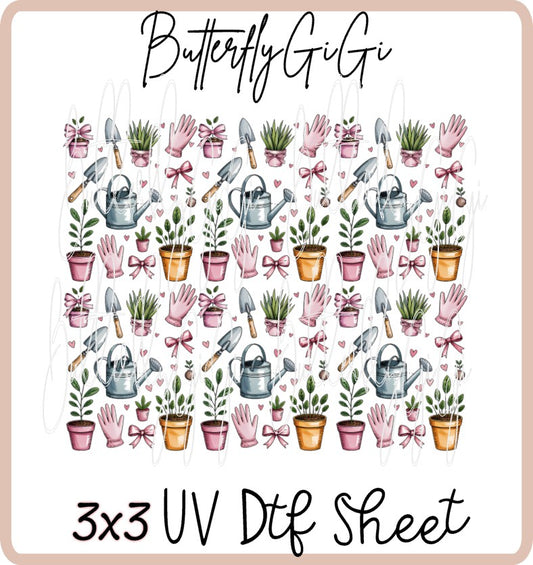 3x3 Planters Joy Uv Dtf SHEET