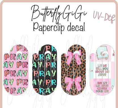 Faith Paperclip UvDTF