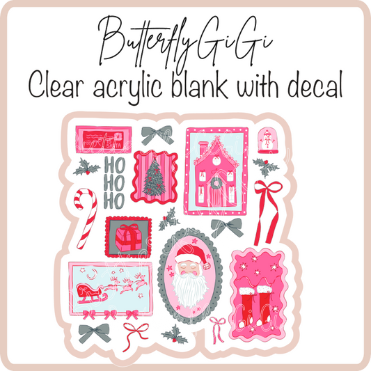 Preppy Christmas Frame