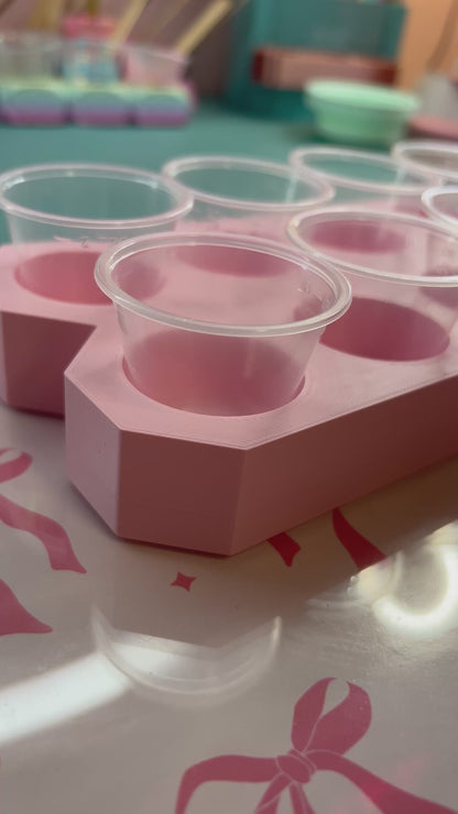 3D Printed (8) Cup Resin Holder