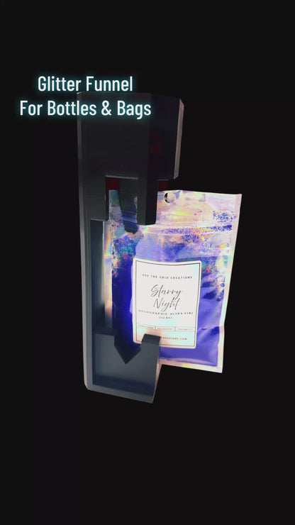 Glitter Funnel for BAGS 3D Printed