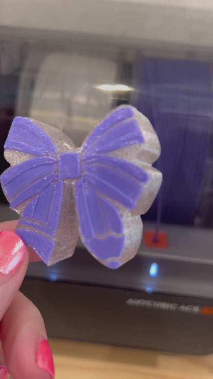 3D Printed Straw Topper Pencil Bow