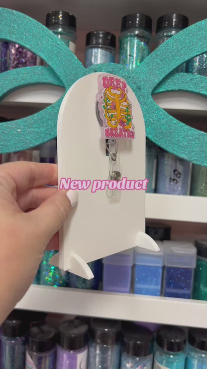 Badge Reel Holder DISPLAY 3D Printed
