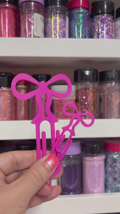 3D Printed Paperclip Bow Mini Large