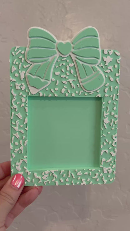 3D Printed Note Holder Pencil Bow Composition