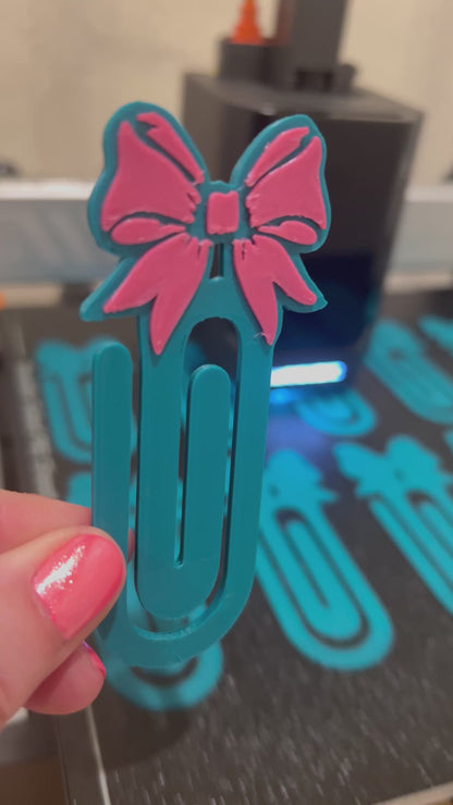 3D Printed Paperclip Bow