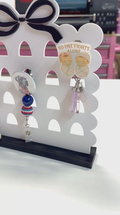 20 Badge Reel Display 3D Printed