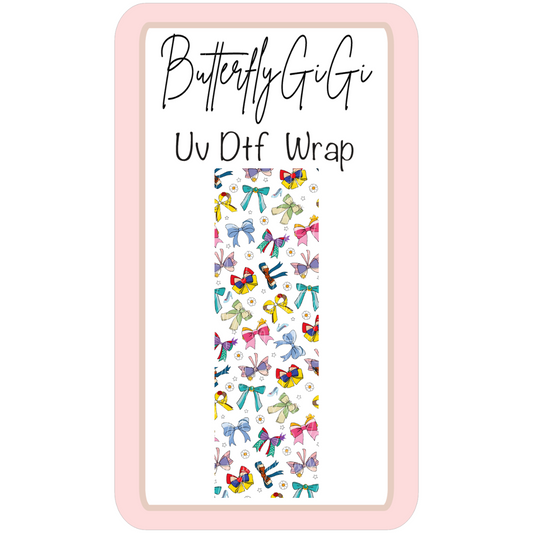Wrap Princess Bows UvDTF