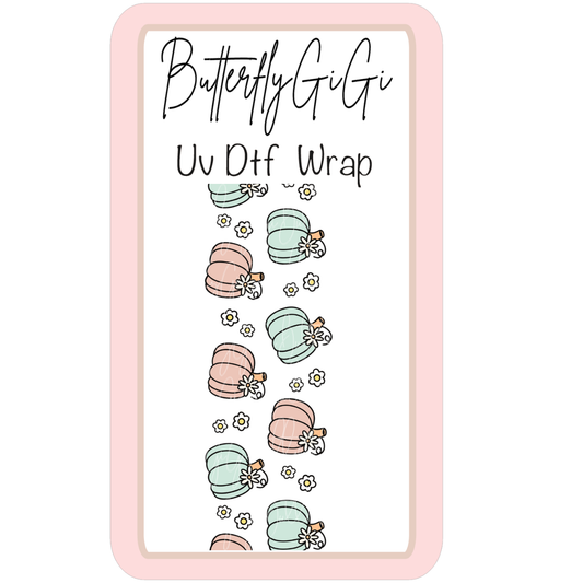 Wrap Pumpkin Pastel UV Dtf