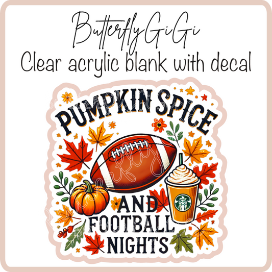 Pumpkin Spice Football nights